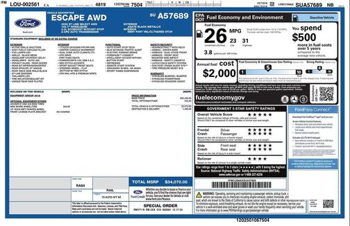 2025 Ford Escape ST-Line Select
