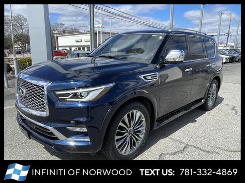 Hermosa Blue 2021 INFINITI QX80 SENSORY
