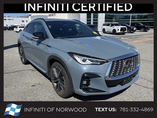 Slate Gray 2025 INFINITI QX55 LUXE
