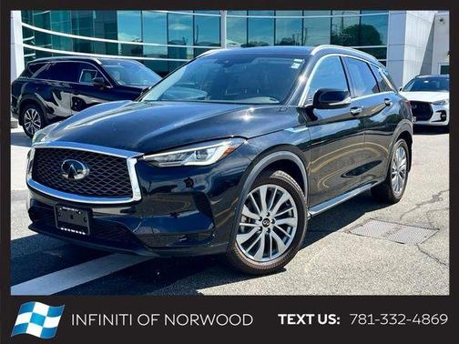 Black Obsidian 2023 INFINITI QX50 Luxe