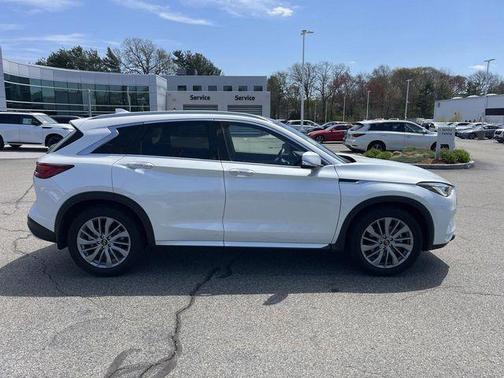 Radiant White 2023 INFINITI QX50 Luxe