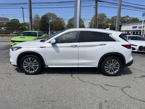 Radiant White 2023 INFINITI QX50 Luxe