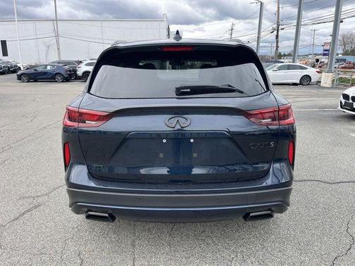 Hermosa Blue 2025 INFINITI QX50 SPORT