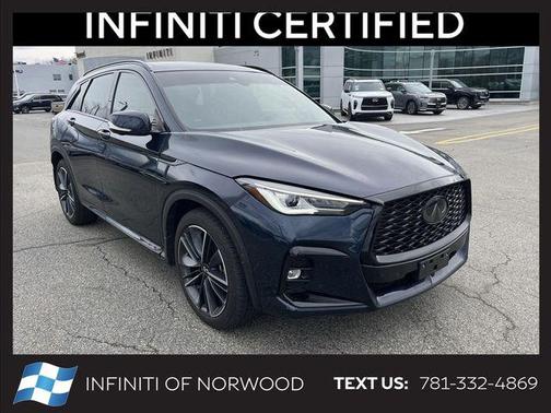 Hermosa Blue 2025 INFINITI QX50 SPORT