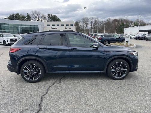 Hermosa Blue 2025 INFINITI QX50 SPORT