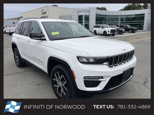 Bright White Clearcoat 2023 Jeep Grand Cherokee Limited