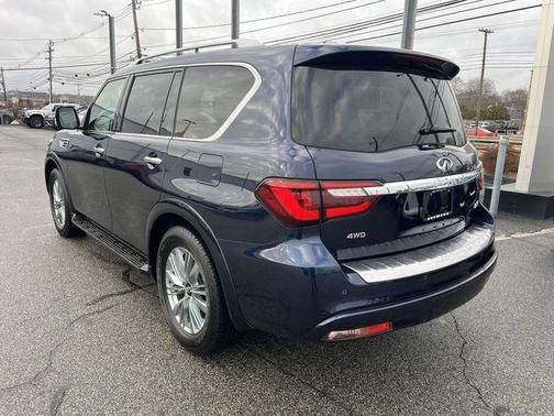 Hermosa Blue 2024 INFINITI QX80 Luxe