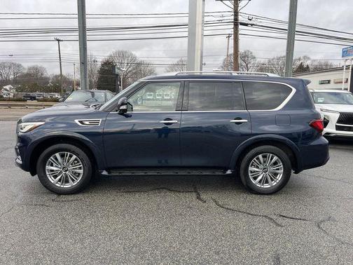 Hermosa Blue 2024 INFINITI QX80 Luxe