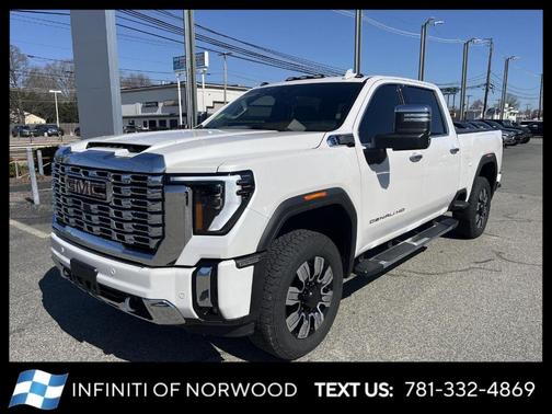 White Frost Tri-Coat 2025 GMC Sierra 2500 Denali