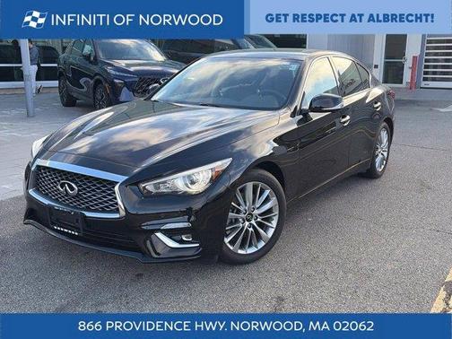 Black Obsidian 2023 INFINITI Q50 LUXE