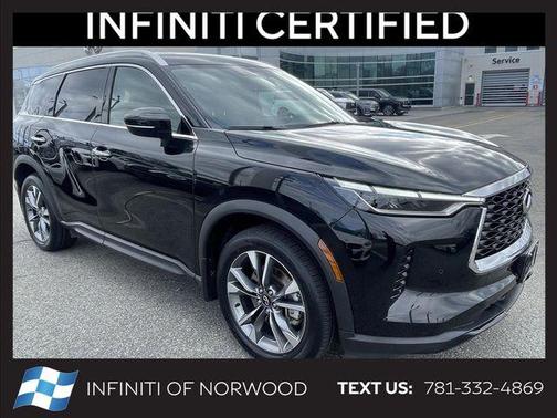 Mineral Black 2023 INFINITI QX60 Luxe