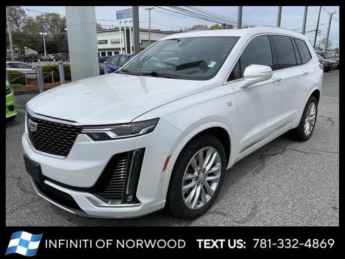 Crystal White Tri-Coat 2020 Cadillac XT6 Premium Luxury AWD
