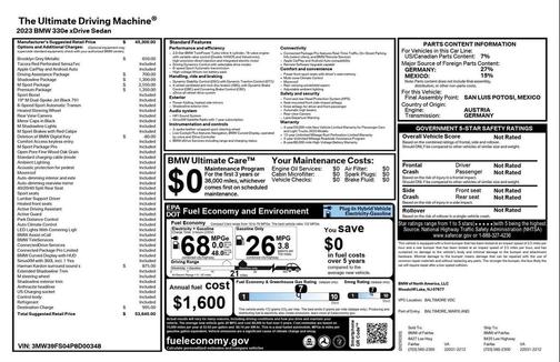 2023 BMW 330e xDrive