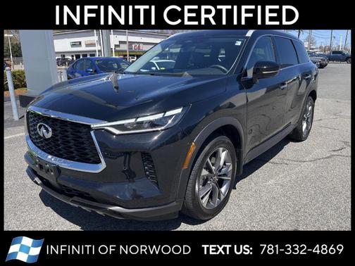 Mineral Black 2023 INFINITI QX60 Luxe