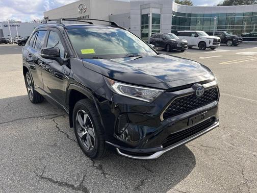 Midnight Black Metallic 2021 Toyota RAV4 Prime SE