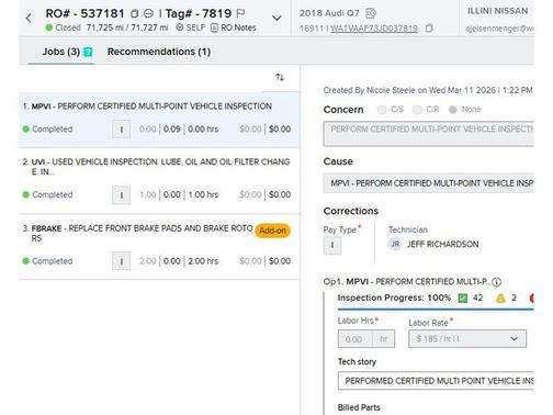 2018 Audi Q7 3.0T Prestige