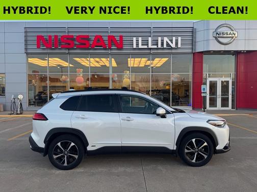 Wind Chill Pearl 2023 Toyota Corolla Cross Hybrid XSE