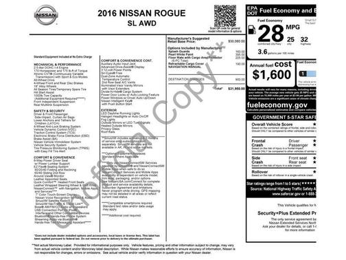 2016 Nissan Rogue SL