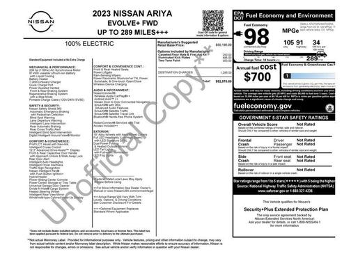 Boulder Gray Pearl 2023 Nissan ARIYA EVOLVE+
