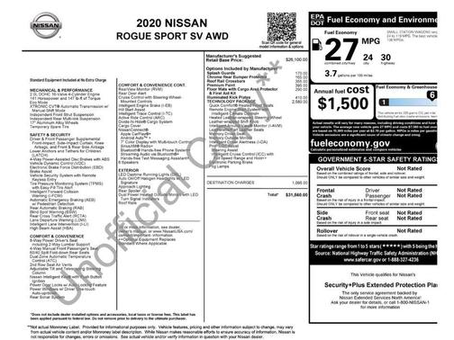 2020 Nissan Rogue Sport SV