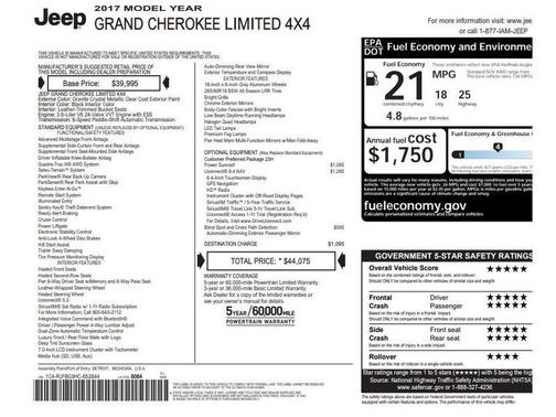 2017 Jeep Grand Cherokee Limited