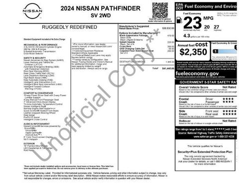 2024 Nissan Pathfinder SV