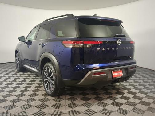 Deep Ocean Blue 2026 Nissan Pathfinder Platinum