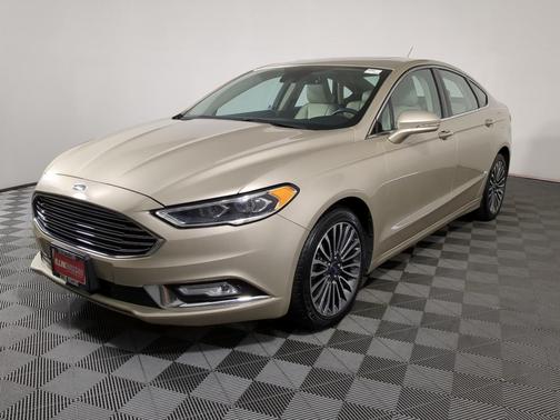 White Gold 2017 Ford Fusion Titanium