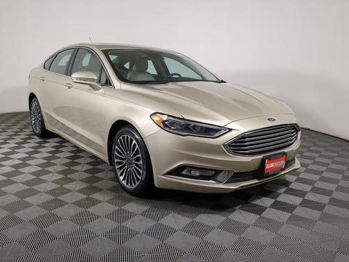 White Gold 2017 Ford Fusion Titanium