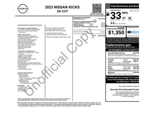 2023 Nissan Kicks SV