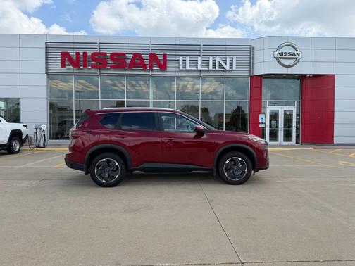 Scarlet Ember 2025 Nissan Rogue SV
