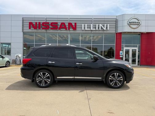 Magnetic Black 2019 Nissan Pathfinder Platinum