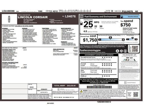 2023 Lincoln Corsair Standard