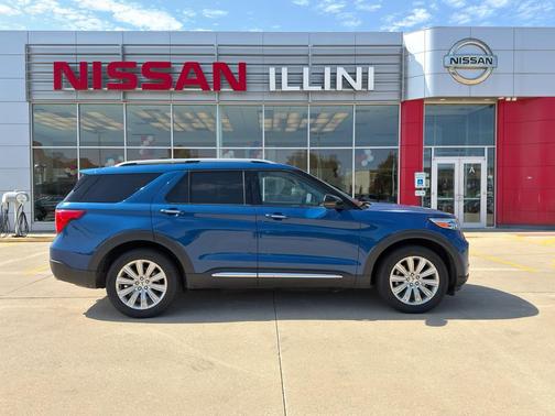 Atlas Blue Metallic 2020 Ford Explorer Limited