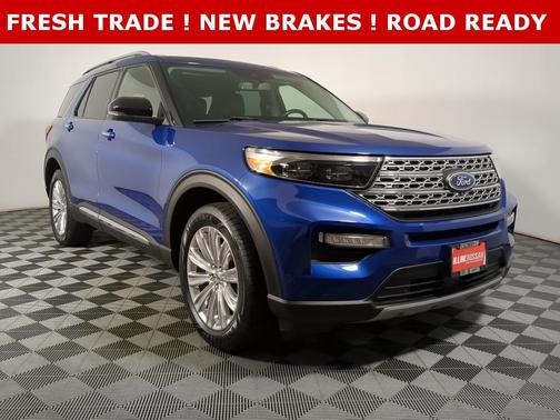 Atlas Blue Metallic 2020 Ford Explorer Limited