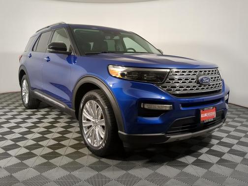 Atlas Blue Metallic 2020 Ford Explorer Limited
