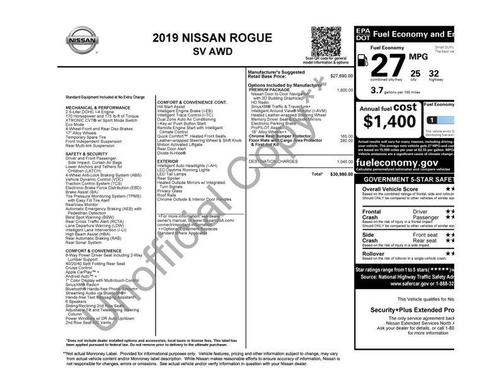 2019 Nissan Rogue SV