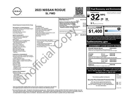 Boulder Gray Pearl 2023 Nissan Rogue SL