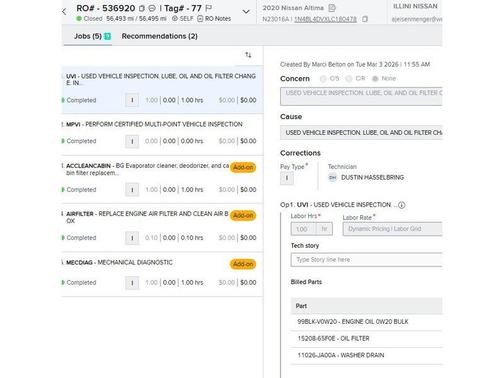 2020 Nissan Altima 2.5 SV