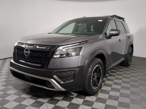 Gun Metallic 2025 Nissan Pathfinder Rock Creek