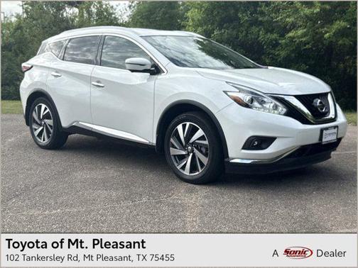 Pearl White 2017 Nissan Murano Platinum