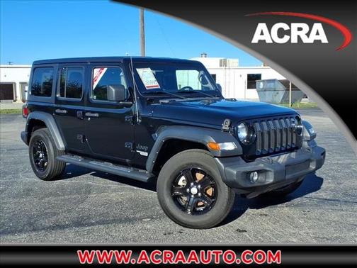 Black Clearcoat 2021 Jeep Wrangler Unlimited Sport