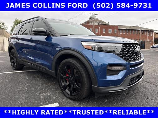 Atlas Blue Metallic 2021 Ford Explorer ST
