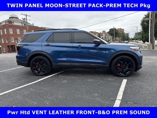 Atlas Blue Metallic 2021 Ford Explorer ST
