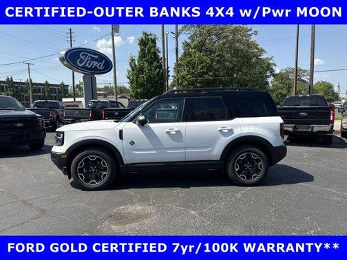 Oxford White 2025 Ford Bronco Sport Outer Banks