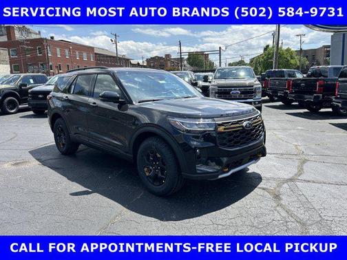 Agate Black Metallic 2026 Ford Explorer Tremor