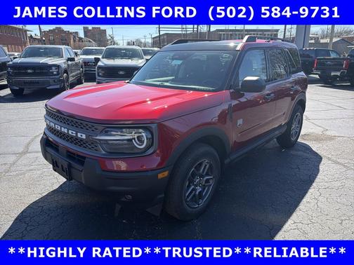 Ruby Red Metallic Tinted Clearcoat 2025 Ford Bronco Sport Big Bend
