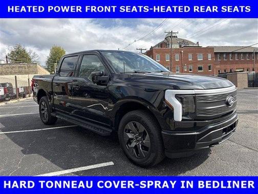 Agate Black Metallic 2025 Ford F-150 Lightning LARIAT