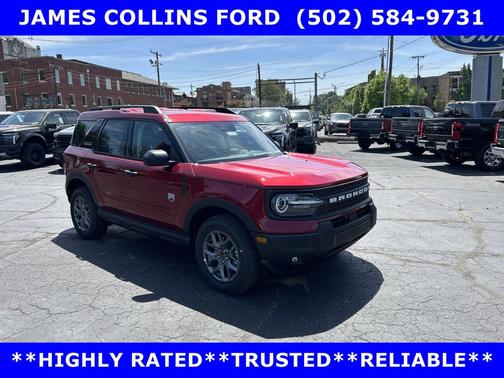 Ruby Red Metallic Tinted Clearcoat 2026 Ford Bronco Sport Big Bend