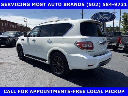 Pearl White Tricoat 2019 Nissan Armada Platinum
